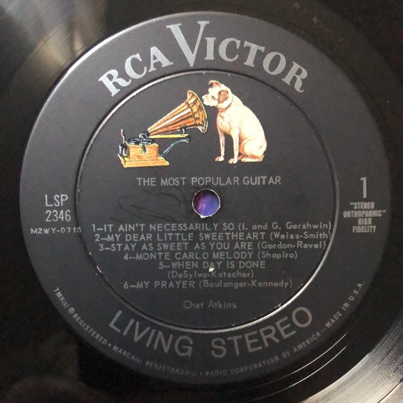 Chet Atkins The Most Popular Guitar Vinyl Lp '61 - Picture 2 of 7